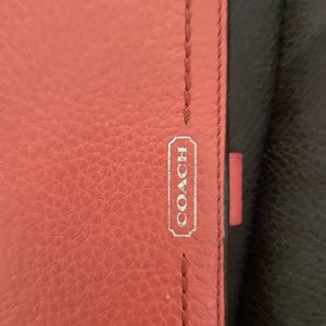Coach check book holder
